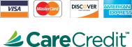 Credit Cards and Care Credit accepted at Alaska Dental Care